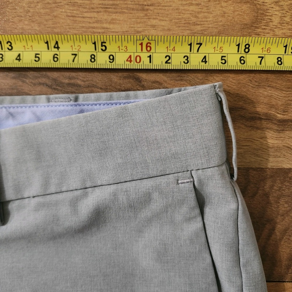 Peter Millar Crown Crafted Surge Performance Trouser Pants Gale Grey 36×34 Euc - Picture 8 of 16